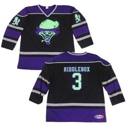 Maillot de Hockey pour hommes, RIDDLEBOX 3 Insane Clown Posse 24S, broderie cousue, personnalisation de n'importe quel numéro et nom