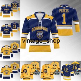 24S vin 2023 NCAA Quinnipiac Bobcats Hockey Jersey Matthew Peca Ty Smilanic Yaniv Perets Michael Garteig Jacob Quillan Skyler Brind'Amour V