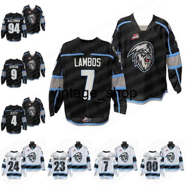 24S vin 4 Benjamin Zloty WHL Winnipeg Hockey Jersey Conor Geekie Matthew Savoi Zachary Benson Jakin Smallwood Connor McClennon Michael Milne Carson Lambos Maillots