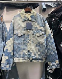 24SS Autumn and Winter Paris Italy Denim Jackets Casual Street Fashion Pockets Warm Men Women Parp Out -Wear Free Ship L0414