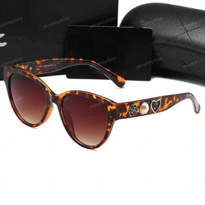 24SS CC zonnebril modeontwerper Ch zonnebril mode top rijden buiten UV-bescherming ovaal mode logo been voor heren dames zonnebril met doos V3