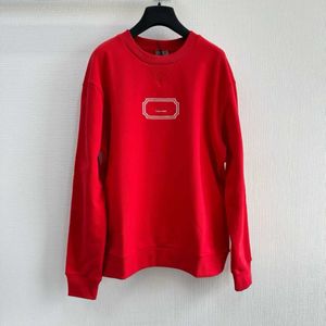 24SS plafond limited edition Red Label geborduurde letterpullover hoodie voor zowel mannen als vrouwen