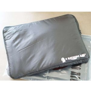 24SS Designer Ape Bag Bapestar Ape Head Clip en coton noir Sac de rangement léger pour divers quotidiens Marque de mode Sac d'ordinateur en tissu élastique imperméable