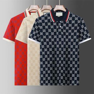 24ss créateurs Gu Polot Shirts Luxury Brand Clothing Shirts printemps and été à manches courtes Coton T-shirts pour hommes et femmes