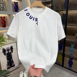 24SS Designer masculin unisexe Fashion's Fashion Loose Coton Coton Short Lettre imprimé Hip Hop Street Wear T-shirt Taille M-3XL