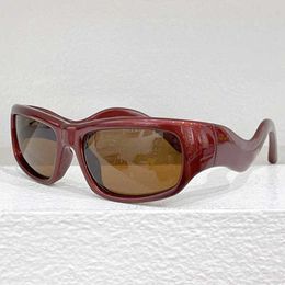 24SS Designer rechthoek zonnebrillen