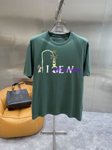 T-shirt de créateur 24SS Début de printemps Nouveau T-shirt pour hommes Itlay Men de Paris Veste américaine de taille américaine de haute qualité