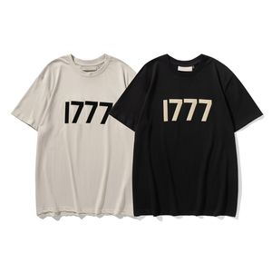 24ss Designer Tide T-shirts LETTRE CHOSE LETTRE LAMINÉE PRIME CHEPT STREET HAUTE STREET T-SHIRT CASSORIAL 100% PURS COTTON PUR