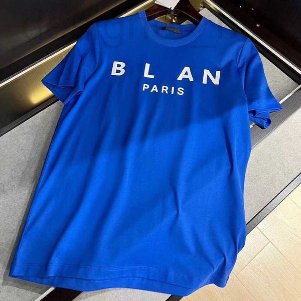 24SS Designer Tshirt T-shirt Lettres classiques imprimées Homme Femme T-shirt Chemises Coton Casual Manches courtes Streetwear Tops Tees Hommes Femmes Bleu Rouge Noir Blanc