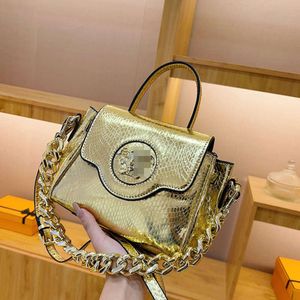 24SS Designer Versages Tas Vercaces Westerse Stijl Handtas Nieuwe Enkele Schoudertas Damesmode Veelzijdige Highend Gevoel Tas