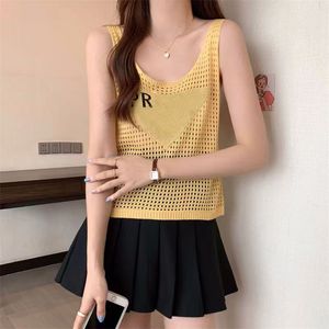 24SS Designer pour femmes Viete Fashion Knitting Street Street de haute qualité Broderie décontractée sexy vendeur S-L