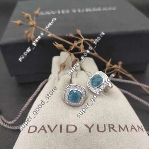 24Ss DY Ontwerper David Yurma Sieraden Topkwaliteit Oorbel Eenvoudig en elegant Populair Geweven Gedraaid Touw Modering David Oorbel Punk Sieraden Bandmode David 828