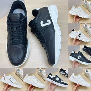 24SS Mode Femme Designer Run série Baskets logo imprimé cuir de grain souple respirant maille cuir patchwork antidérapant grande semelle résistant à l'usure dame chaussures de sport