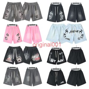 24SS Hellstar Shorts Mens Shorts Studios Sonne comme Heaven Men Women Quality Quality Subsrovees Star Shorts Retro Retro Water Washing