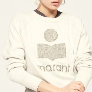 24SSS ISABEL MARANTS NOUVEAU créateur coton Sweat-shirt Marant Fashion Classic Hot Letter Imprimer Triangle Cou