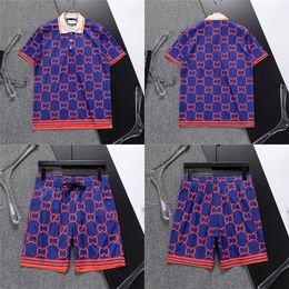 24ss Italië Allover Print Tee Strandpolo Herenmode Zomer Streetwear T-shirt Korte mouw T-shirt Shorts Sets Trainingspak Trunks Afzonderlijk verkrijgbaar