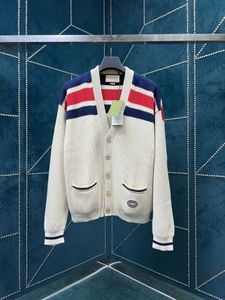 24SS luxe designer hoodie high street katoenen hoodie pullover vest hoodie gedraaide gebreide wollen vest trui G1921 patch casual hoodie 845