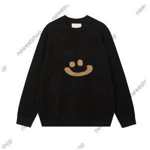 24SS luxe hommes pull designer sweat à capuche pull lettre imprimer pulls femmes col rond pull en laine pull noir véritable manteau de taille