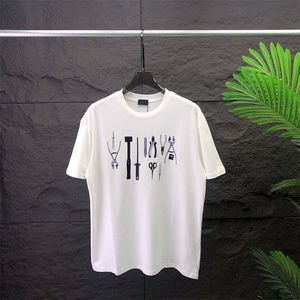 T-shirts de créateurs masculins et femmes, coton de mode imprimé Italie T-shot décontractées, manches courtes Streetwear Hip Hop Streetwear M-3XL # N6