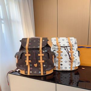 24SSS Mens and Women's Universal Luxury Designer NOUVEAU sac fourre-tout sac à dos Graffiti Leather Sac à provisions haut de gamme