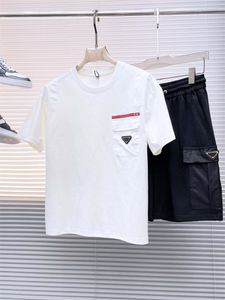 24SS Mens Summer Tracksuits High Street Oversize Sweatshirts Jogger Pantal