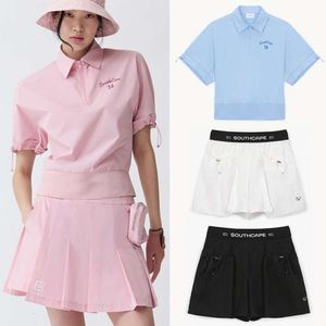 24SS NIEUWE Designer Golf Women's Autumn Set Mouwen Wind Breakher Jacket Quick Drying Elastic Ball Clothing Korte rok comfortabel