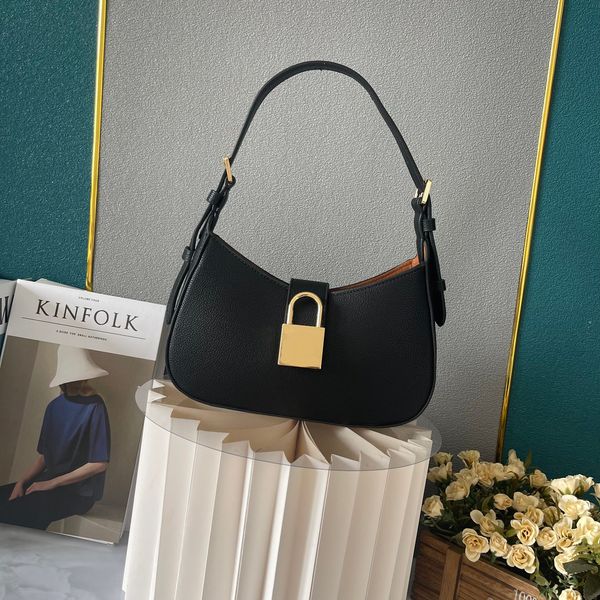 24SS nueva moda bolso náutico bolso de hombro de las mujeres bolso de asas de cuero en relieve bolso de asas hombro espalda codo brazo axila bolso diseñador femenino