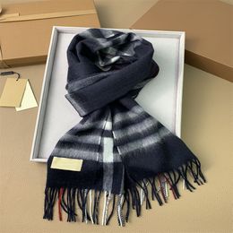24ss Nieuwe Mode Dames ontwerpers sjaal 100% Kasjmier Hoge Kwaliteit Gedrukt heren luxe klassieke winter warm Maat 180x30cm lange sjaals voor Geschenkdoos