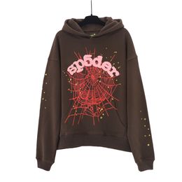 24SS New Spider Sweat à capuche rose Purple Young Thug Hoodie Sp5der Tracksuit Femme Femmes Sweetshirt Sweat-shirt 555 Sweet Sweat 555 High Quality in6W