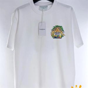 24SS Surdimensionné Nouveau T-Shirt Blanc Hommes Femmes 1 Qualité T-Shirt Top T-Shirts
