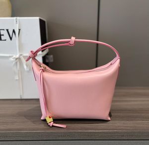 24ss rose sac fourre-tout design 12A femmes de qualité supérieure Napa bovins en cuir de vache cubi sac à main dame de luxe sac sous les bras sac de poignet doux en cuir véritable fourre-tout portefeuilles