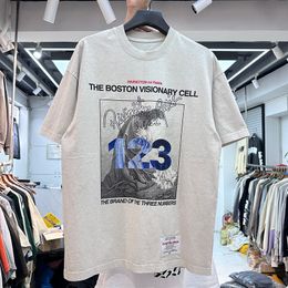 T-Shirt imprimé 24SS pour hommes et femmes, Streetwear surdimensionné de qualité 1