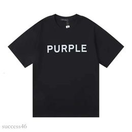 24SS Purple Brand T-shirt Maat Grote Designer Tees Mens T-shirt Purple Shirt Women Losse kleding Luxe ontwerpers Korte mouw Spring Summer Tide Tee 660