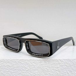 24SS klein voor vrouwen Z2602U Nieuwe merkontwerper vierkante zonnebrillen met acetaatvezel frame metalen rand en Sier Mode Femmes trop lunettes