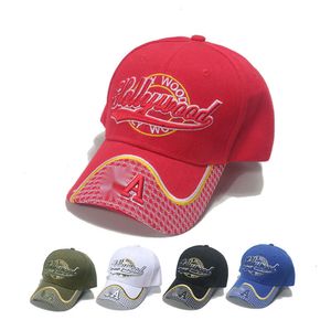 24ss de sport chat de canard chapeau 3D Broidered Racing Hat Catch Baseball Capteur de camion vecro personnalisé