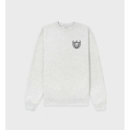 24ss Sporty Rich Shield Letter Gedrukt Sweater Designer Fleece Sweatshirt Dames Katoenen Hoodie