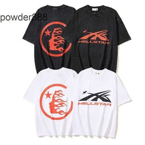 24SS Summer American New Product American Producto Media Side Diosa Carta impresa para hombres y mujeres Hip Hop Camiseta de manga corta