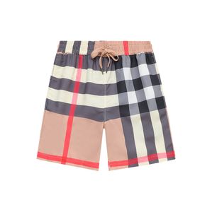 24SS Été Nouveau créateur de luxe Plaid Khaki Navy Blue Elastic Shorts mode Pantalons courts décontractés Femmes Femmes Outdoor Shorts