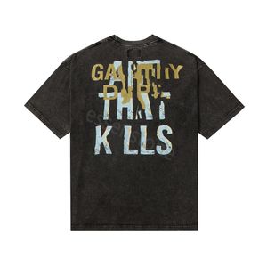 24SS t Shirts For Men Galeries Summer Gallrey T Tees Depts Mens Women Designers Loose Gallerydebt Tops Casual Department Street Shorts Mouw Diepte T -shirts