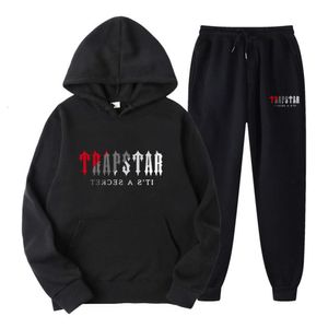 24SS Trapstar Sweater Set Popular Floral Hoodie Top Pants