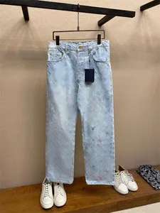 24SS Tyler Mens Luxe denim jeans ontwerper jeans pant broek fietser borduurwerk trend maat jeans European Jean Men Pants