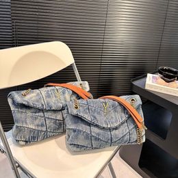 24ss de créateur de luxe pour femmes Nouveaux sacs de chaîne en jean Sac à bandoulière Crossboda