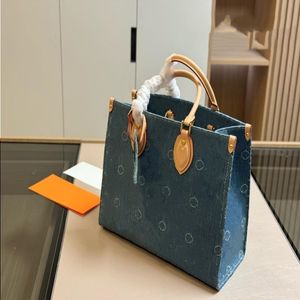 24SS Femme Luxury Handbag Designer New Denim Sac Shoping Sac pour sac à main sac à main sac de rangement Sac de rangement
