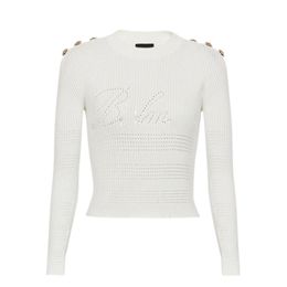 24SS Femmes pulls tricots tricot de laine de concepteur de laine Tops de piste de piste de piste milleur slim concepteur crop top shirt élasticité haut de gamme lion boutons de couture de couture