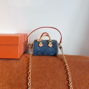 24SS Womens Luxury Designer Dernière série de denim Small Coin Purse Sac à main à bagages mignons sac à main