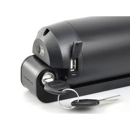 Batterie de vélo électrique 24 v 10,5 ah avec tube inférieur et petite bouteille