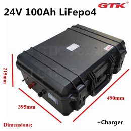 24V 100Ah LiFepo4 batterie au lithium pour chariot chariot de golf stockage d'énergie solaire panneau solaire UPS autocaravanes RV campeurs