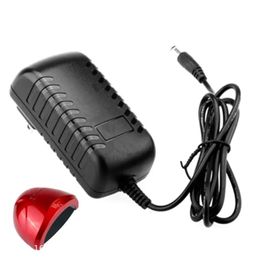 24V 1A Power Supply Adapter Charger 48W US/EU Plug AC 100-240V for UV LED Light Lamp Nail Dryer Nail Drill Bits