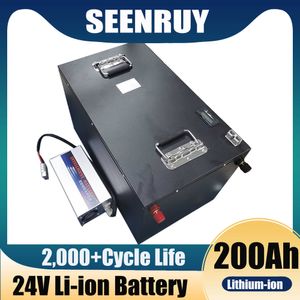 24V 200AH Lithium Battery Li-ion High Power 4000W Niet loodzuur voor RV Boat Motor Solar Wind Energy Ups