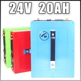 Batterie au lithium-ion 24V 20AH batterie de vélo électrique boîtier étanche 24 volts Port USB 5V